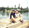 jodine & lori on dock.jpg (24867 bytes)